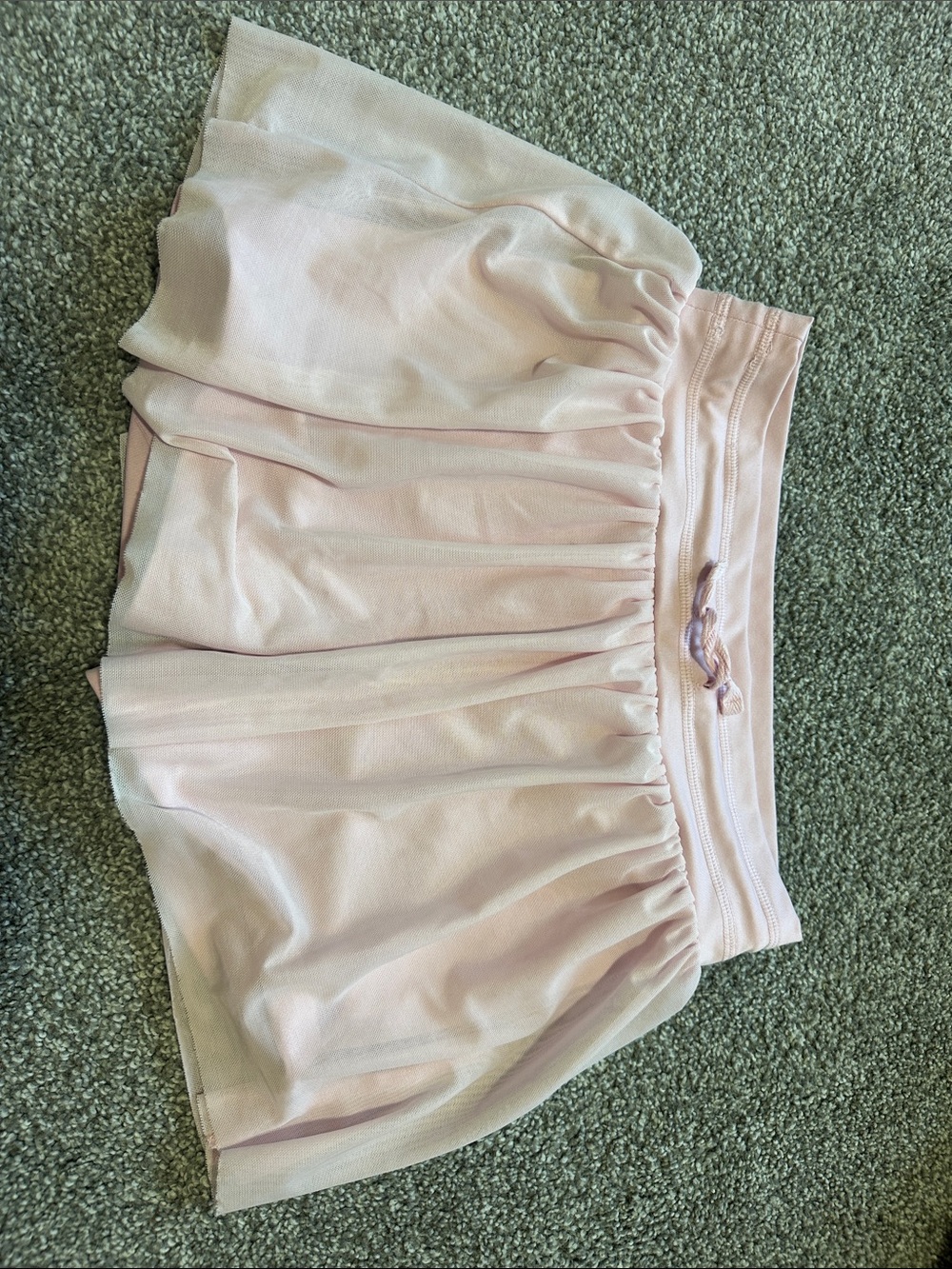 GAP Light Pink Gathered Skirt-Style Shorts